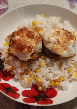 Töltött gombafejek recept fotója