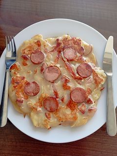 Foto resep Pancake sosis keju