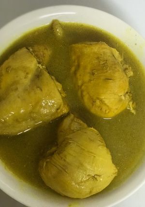 صورة لوصفة مرقة دجاج اصفر