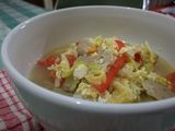 Tumis Sawi Putih dan Telur Sederhana