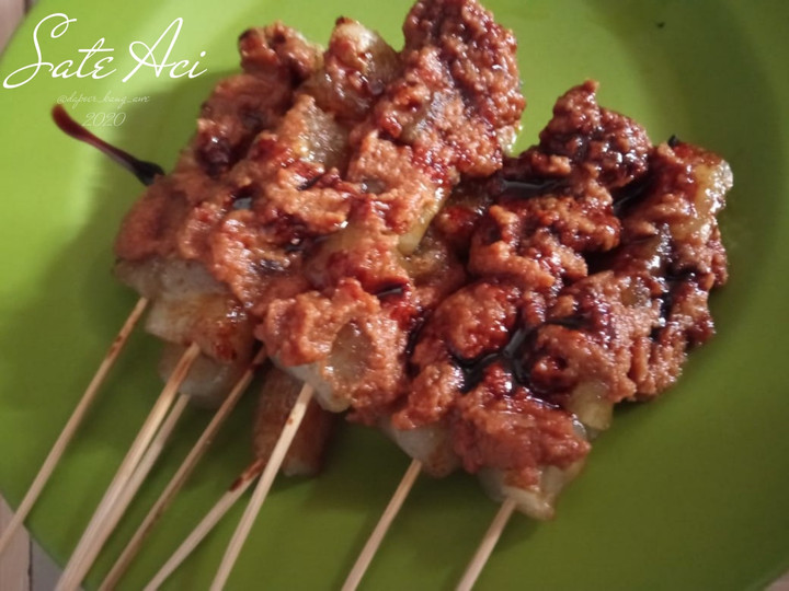 Resep Sate Aci rasa kulit sapi yang Lezat