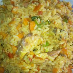 A picture of Vegetable Jollof Rice.