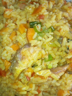 A picture of Vegetable Jollof Rice.