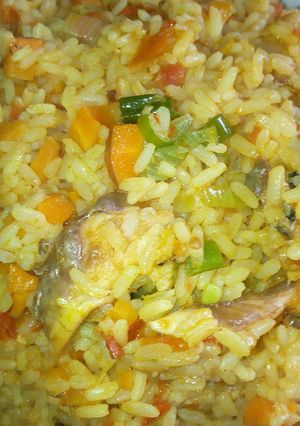 A picture of Vegetable Jollof Rice.
