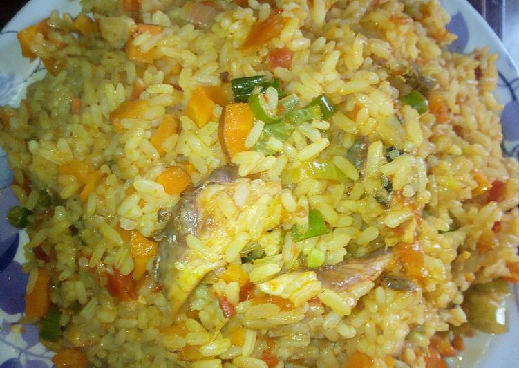 How to  Vegetable Jollof Rice