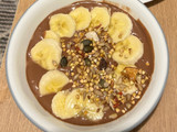 Chocolate banana bowl