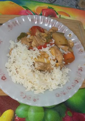 Una foto de Arroz con Pollo