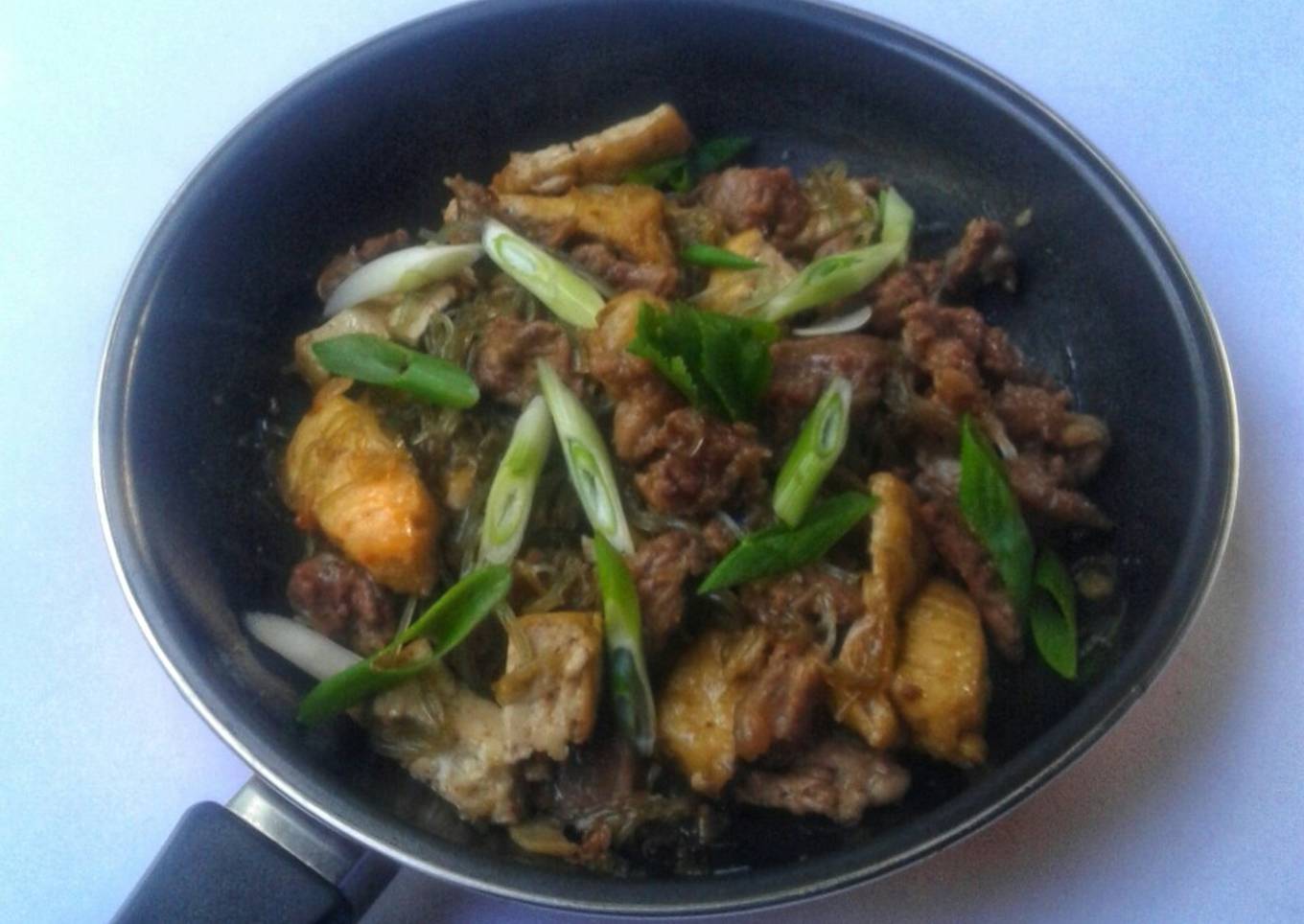 Sukiyaki beef with tofu & vermicelli
