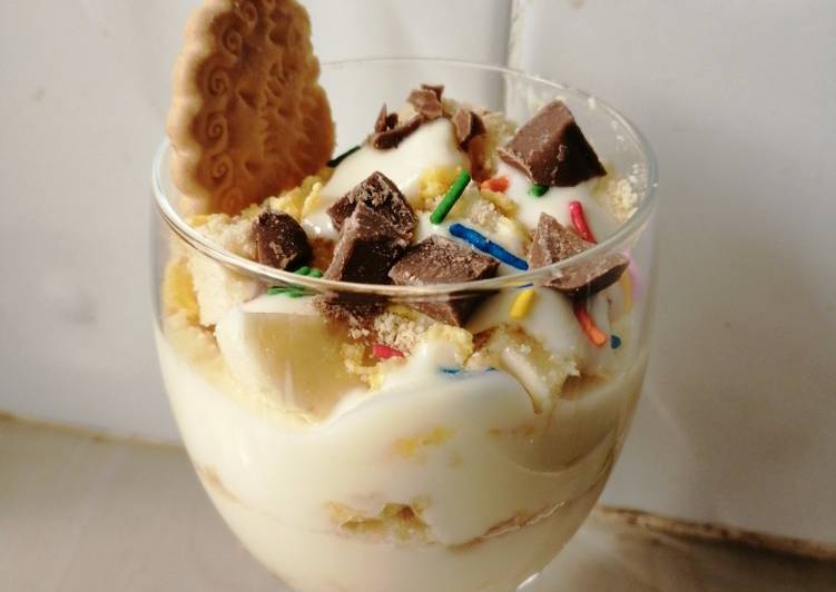 Recipe of Perfect Banana pudding parfait