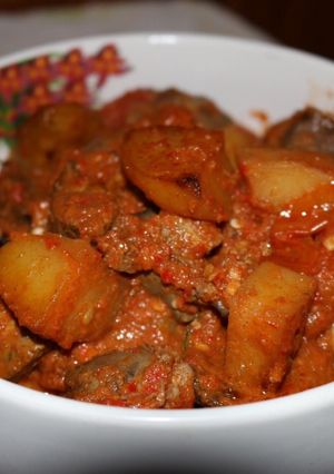 Foto resep Sambal goreng ati ampela & kentang superrrr pedassss