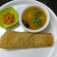 A picture of Foxtail millet dosa.