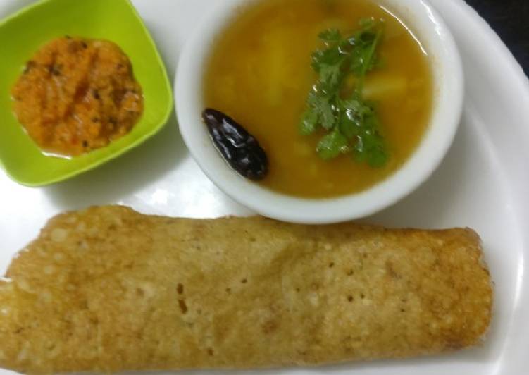 Easiest Way to Make Super Quick Homemade Foxtail millet dosa