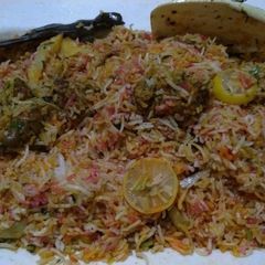 A picture of Chicken biryani 😍.