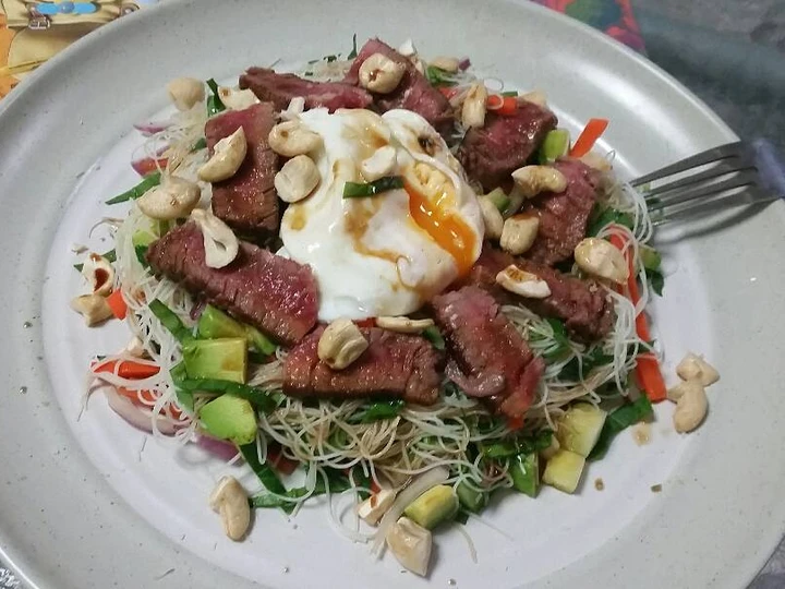 Simple Way Prepare Recipe Beef &amp;amp; noodle salad that is So Delicious, Perfect}