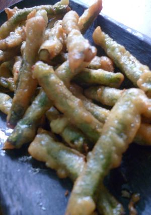 Foto resep stick hijau (kacang panjang goreng tepung