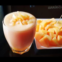 Muskmelon juice A picture of Muskmelon juice.