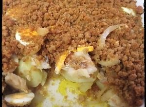 Foto de Bacalhau com broa
