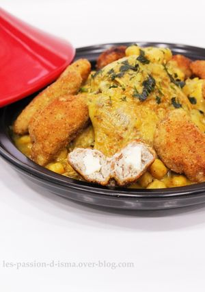 Une photo de TAJINE AU POULET :