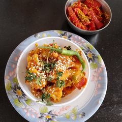 Bhogichi Bhaji 😋😋 (mix vegetable sabji) A picture of Bhogichi Bhaji 😋😋 (mix vegetable sabji).
