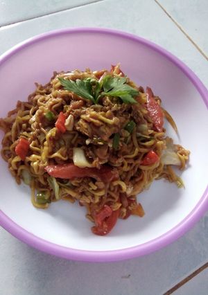 Foto resep Mie goreng magicom huhaahh.