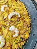 Arroz con pota y gambón