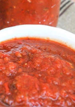 A picture of Quick tomato chutney.