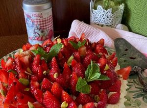 Une photo de Tarte sans cuisson aux Fraises