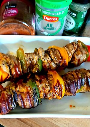Une photo de Brochettes d'agneau à l'orientale