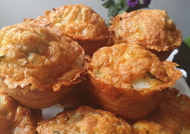 Steps to Make Ultimate Savoury Breakfast Muffins