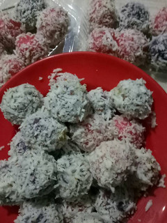 Foto resep Klepon ungu merah