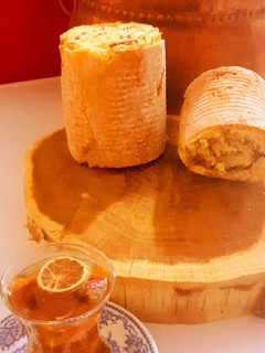 عکسی از دستور نان رول دارچینی