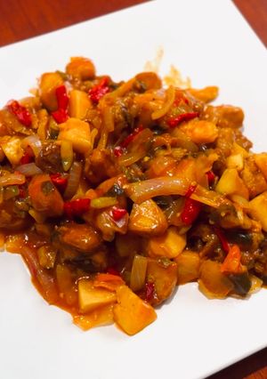 Foto resep Ayam Asam Manis (Pedas)
