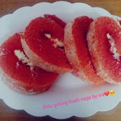 Resep Bolu Gulung Buah Naga Oleh Dapue Cutkak Iva/Cakes Al Fatih/Iva  Cookies - Cookpad Resep Bolu Gulung Buah Naga Oleh Dapue Cutkak Iva/Cakes Al Fatih/Iva  Cookies - Cookpad
