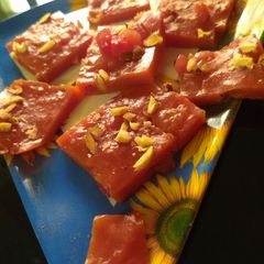 Watermelon Halwa A picture of Watermelon Halwa.