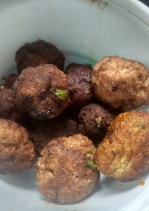 A picture of Mutton koftas.