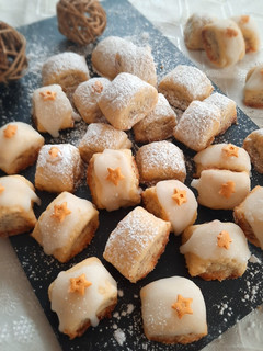 Mürbeteigplätzchen mit Marzipan Rezepthauptbild