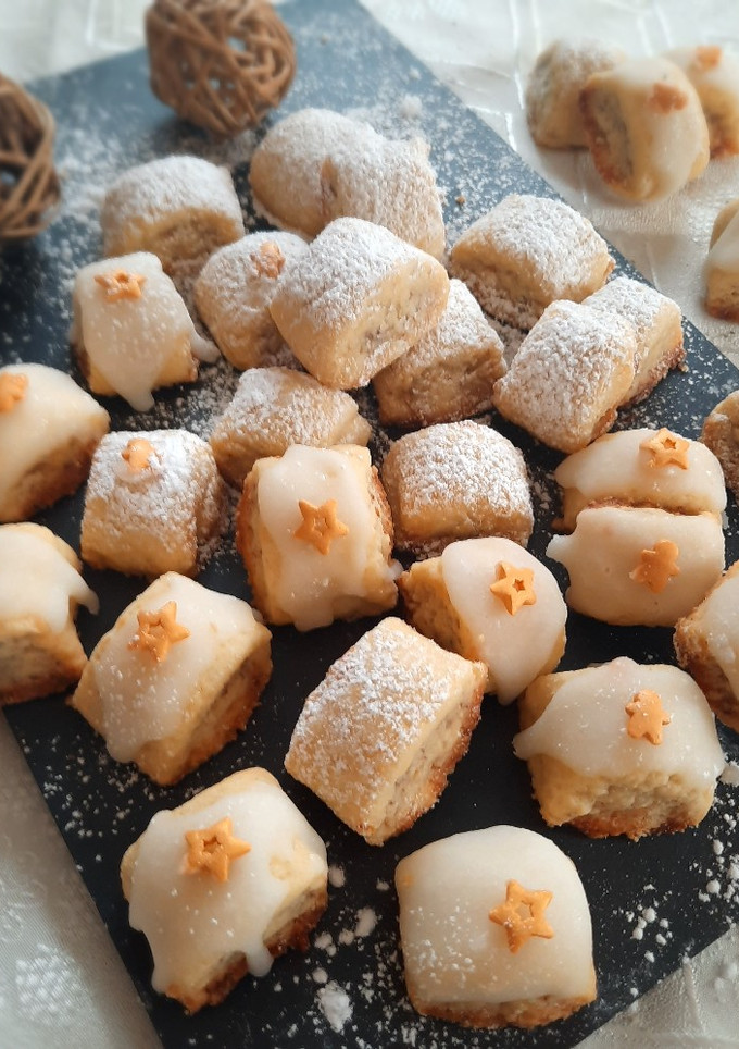 Mürbeteigplätzchen mit Marzipan Rezepthauptbild