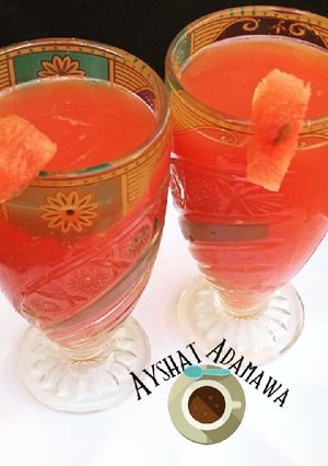 A picture of Watermelon drink.