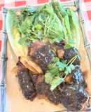 Đậu cuốn nấm kim châm chay