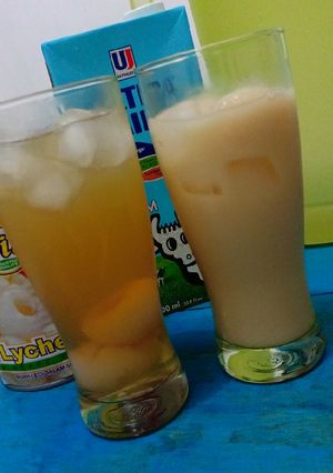 Foto resep Ice lychee tea