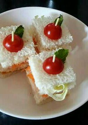 A picture of Vegetable Sandwich.