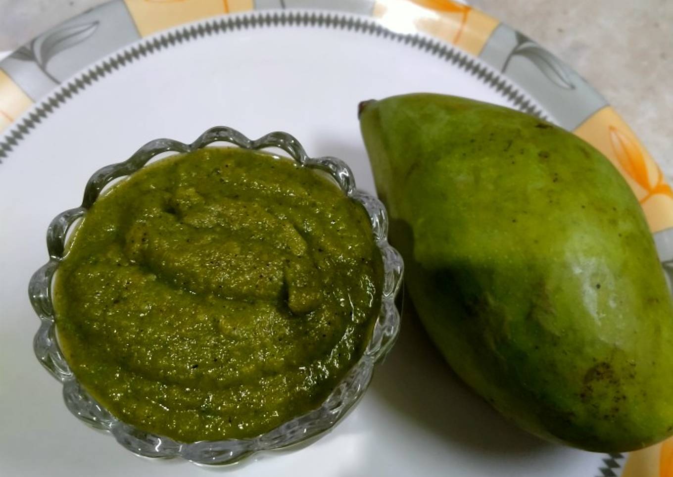 Raw mango chutney