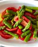 Ensalada verde y rojo