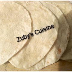 A picture of Pita bread/pitta bread/shawarma bread.