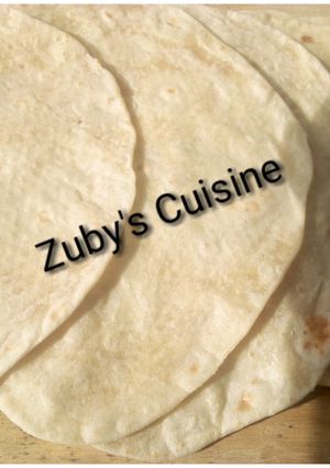 A picture of Pita bread/pitta bread/shawarma bread.