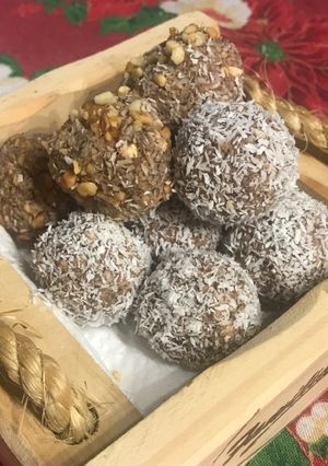 Una foto de Trufas veganas bien saludables