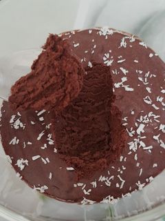Une photo de Mousse au chocolat avec aquafaba