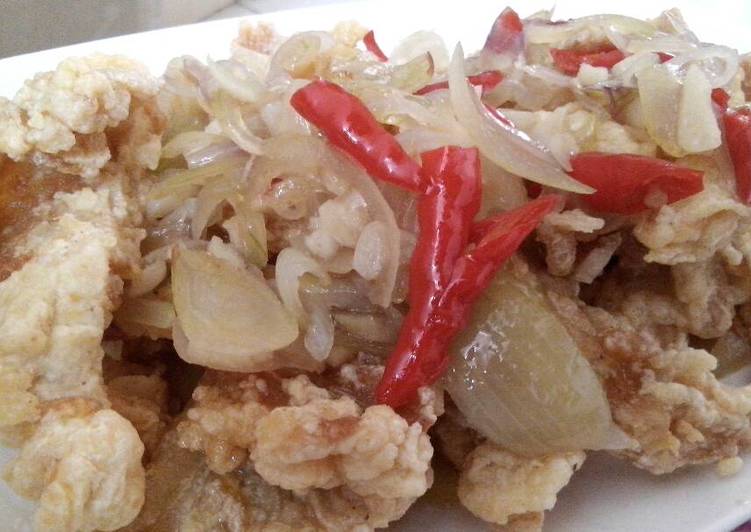 Jamur Krispi Pedas Manis