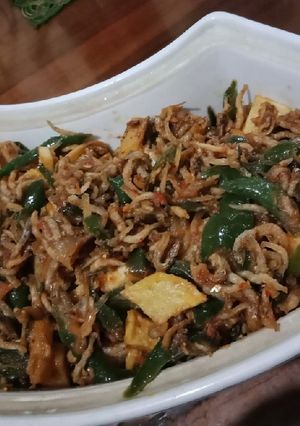 Foto resep Teri Kentang Sambal Cabai Hijau