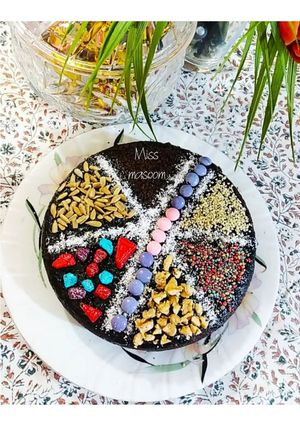 عکسی از دستور کیک شکلاتی ساده